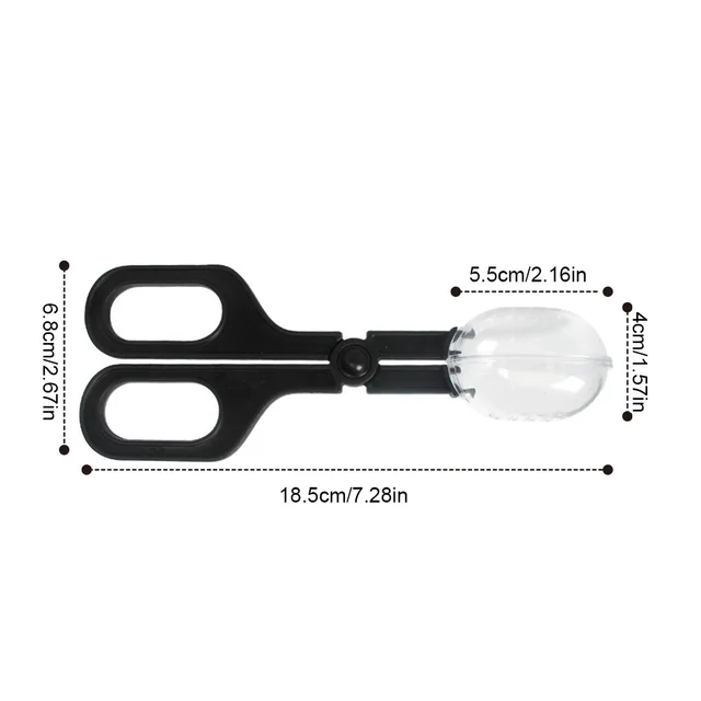 Új Hordozható Rovar Fogó Olló Beltéri Kültéri Akvárium Bug Scooper Bilincs -Etető Szerszám - Image 6