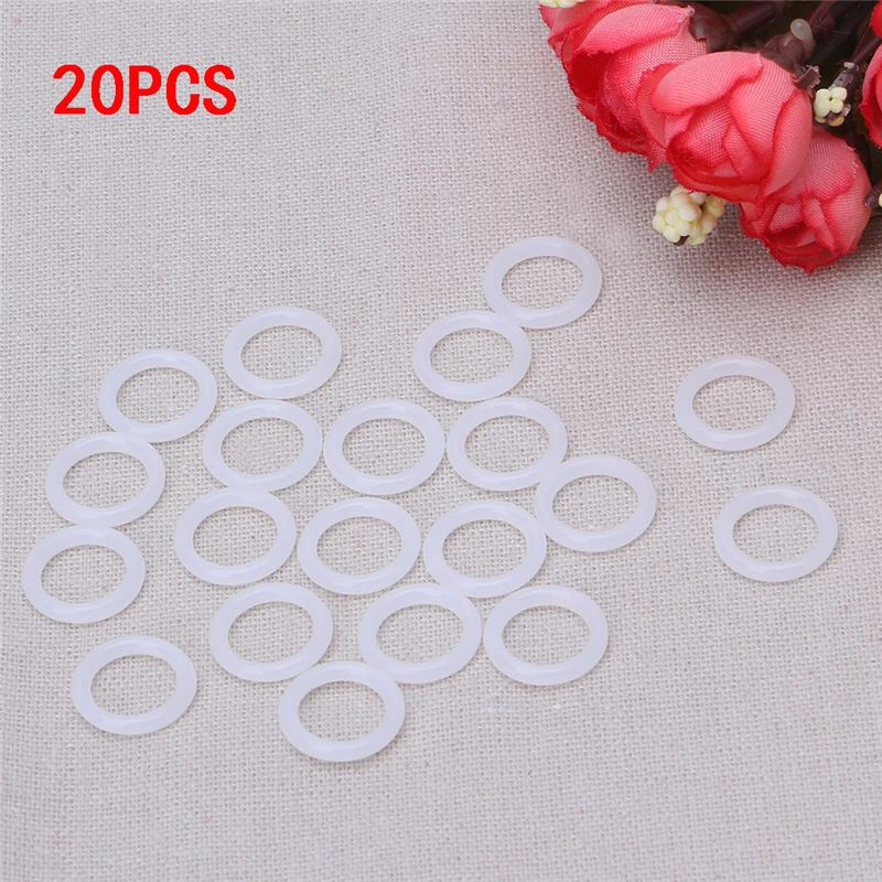 

Y1UB DIY Crochet Ring Circle Hook Plastic Craft Tool Accessory for Handbag Car for Se