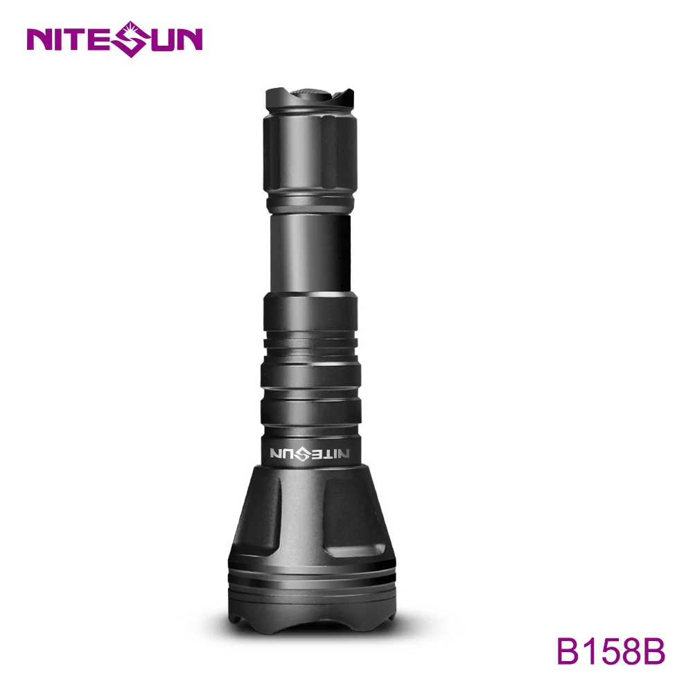 NITESUN B158B Tactical Flashlight Red Blue Green White LEDs 1000 Lumen Zoomable Torch  Outdoor Night Search Rescue Hunting Light