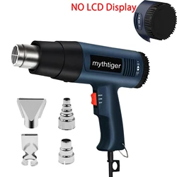 High - Power Digital Electric Heat Gun with Temperature Control for Industrial and Craft Applications (SET 1)