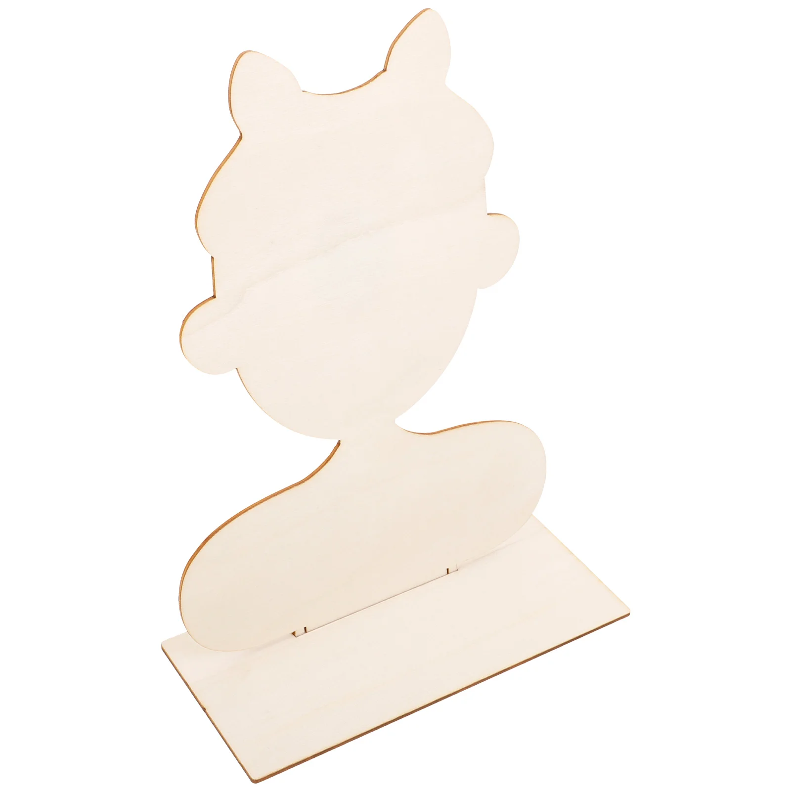 

Portrait Clay Tablet Board Blank Crafts Plate Wooden Wedging for Pottery Shaped Ladies