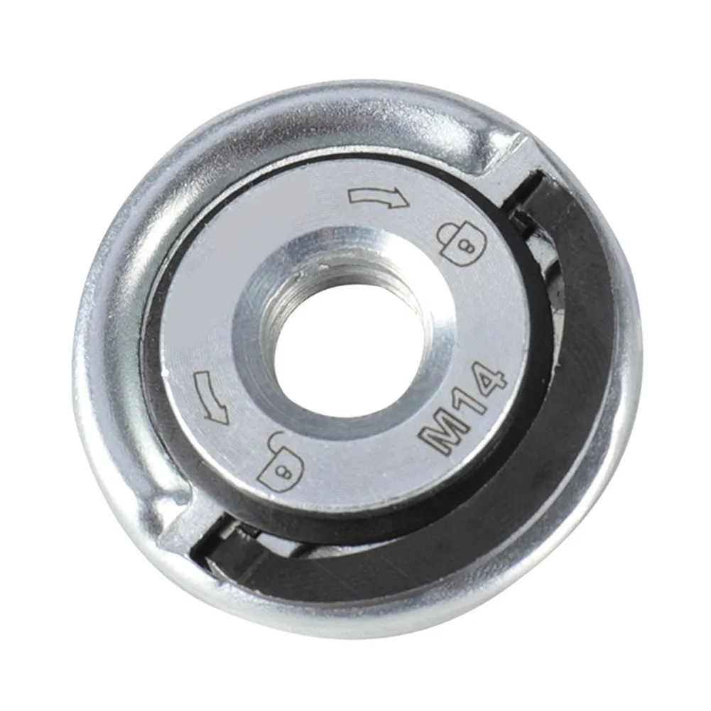 M14 Angle Grinder Nuts Self-locking Labor Saving Resistant Steel For Quick Release Flange Nut Power Chuck Tools