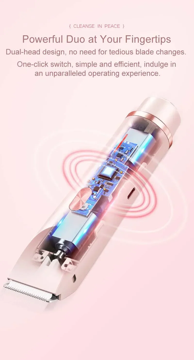 Elektrische dames scheerapparaat epilator voor benen oksels en bikini_voghion.com
