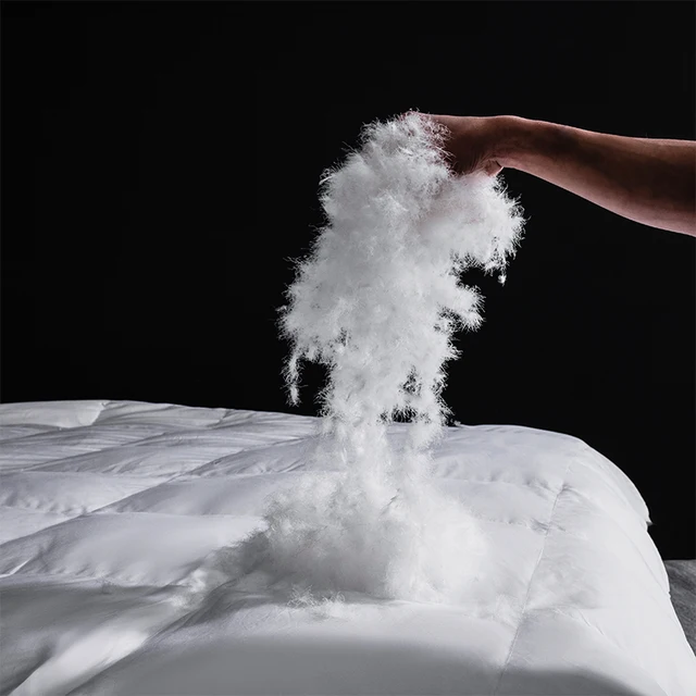 Combo 3 en 1 pour toutes saisons : couette amovible en duvet d'oie et en soie – Utiliser ensemble/séparable, 200 x 230 cm 6