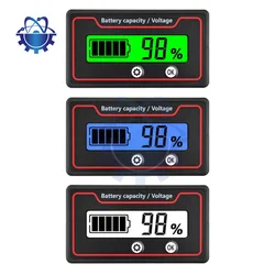 9-120V 12V 24V 48V Battery Capacity Monitor Indicator Car Motorcycle Digital Power Percentage VoltmeterVoltage Tester Meter Tool