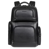Men's Backpack Genuine Leather Laptop Backpack Waterproof Travel Backpack Teenager Boys Travel Bag Men Fashion School Bag 1