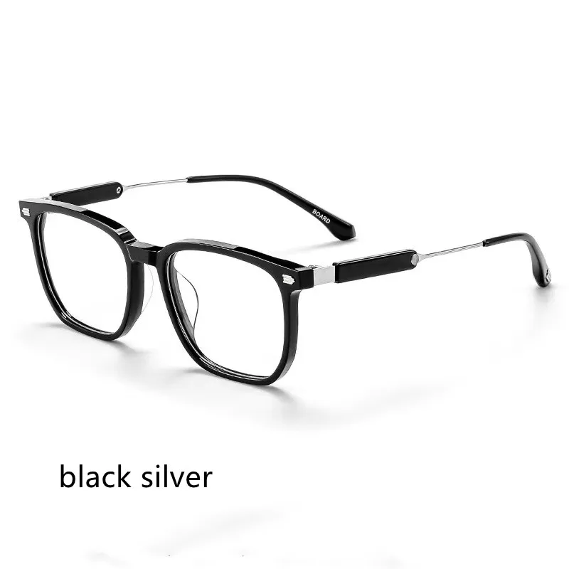 

52mm Men Women Square Eye PC Glasses Frames Unisex Optical Glasses PC Eyeglasses Men Computer Clear Len Eyewears 7703