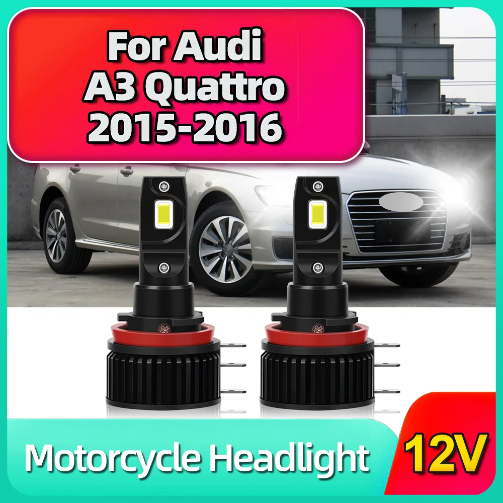 

Лампы головного света H15 для дневных ходовых огней, супер яркие лампы дневного света, 90 Вт, 2016 лм с вентилятором для Audi A3 Quattro 2015