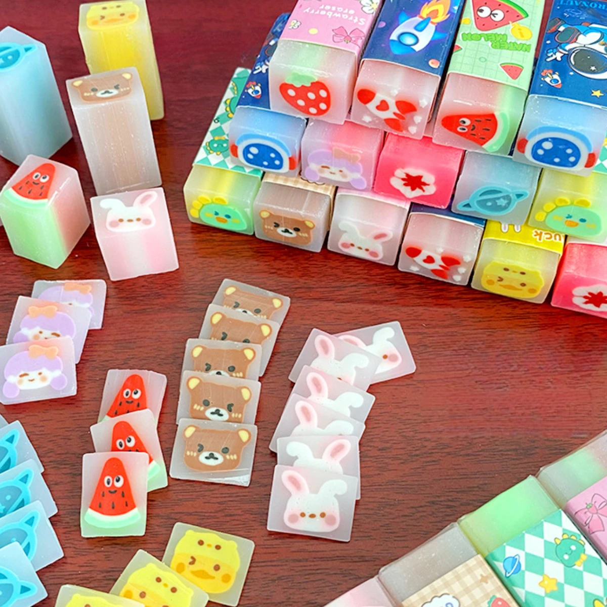 10PCS Erasers, special for students, free of lint erasers, drawing and sketching erasers - 3