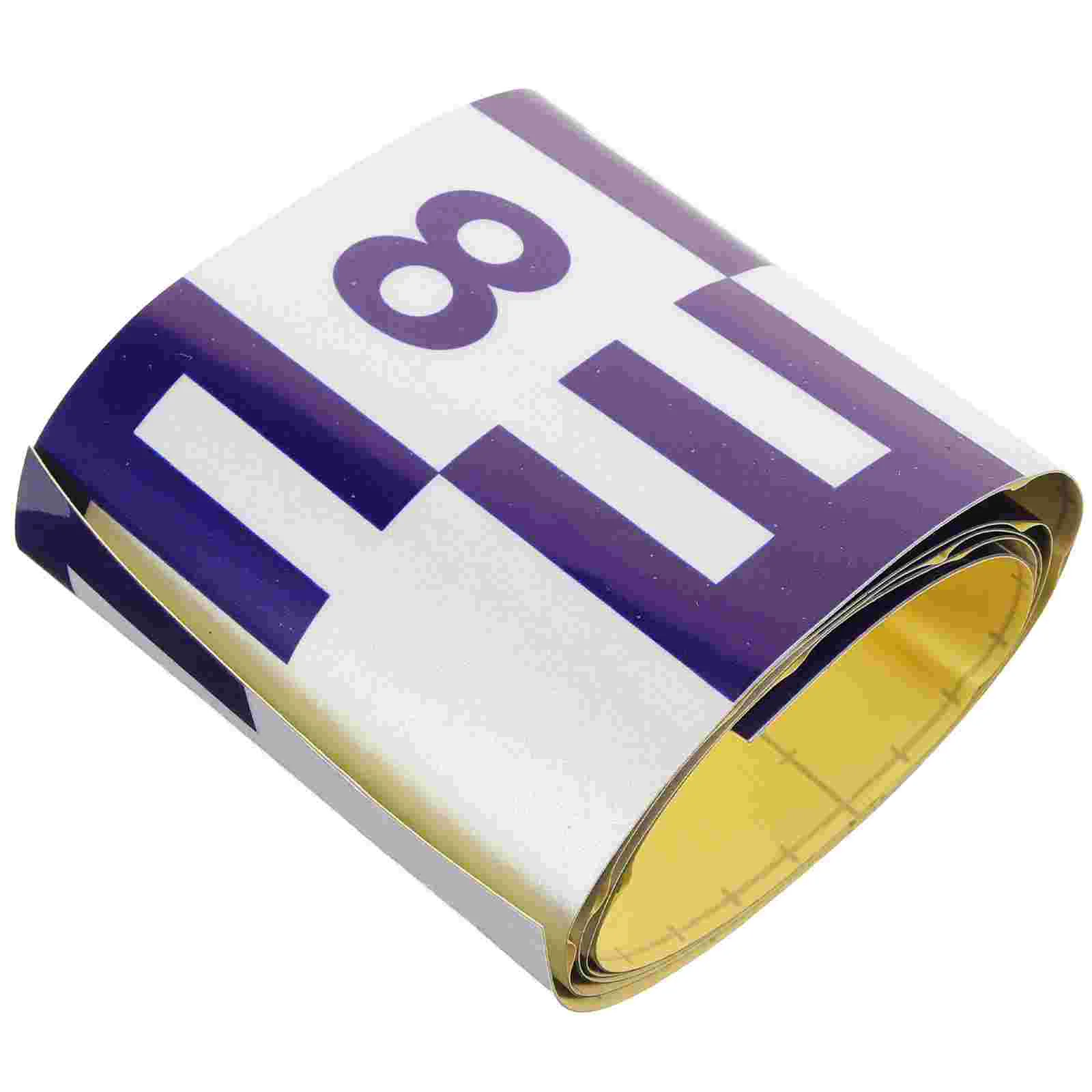 

One Meter Water Depth Ship Level Scale Tide Observation Self-adhesive Shortage Reminder Waterproof Stickers Indicators