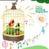 Singing&Chirping Bird In Cage Realistic Sounds&MovementsSinging Chirping Bird Toy In Cage Realistic Sounds Movements Activated 2