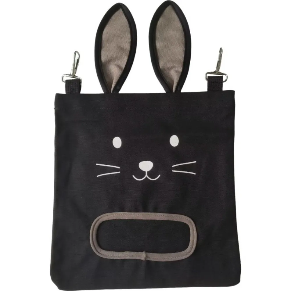 Feeding Bag Hanging Design Guinea Pig Feeder Bunny Design 2/3holes Forage Bag With Hooks Storage Holder Grass Dispenser Gerbille