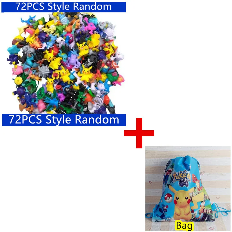 Figuras de acción de Pokémon de 144 estilos, modelo de Pikachu de Anime, decoración ornamental, juguetes coleccionables para regalo de Navidad para niños