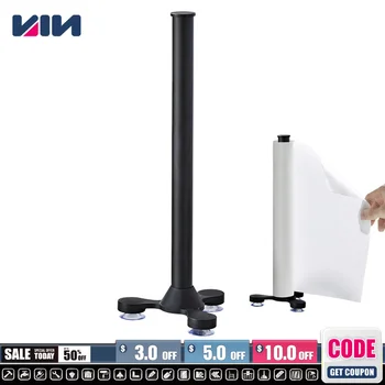 간단한 주방 롤 종이 타월 홀더 흡입 컵 욕실 티슈 스탠드 식탁 수직 냅킨 랙 스토리지 선반