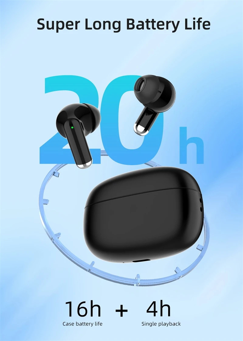Description Picture 3 of itemAir 6 Bluetooth Headphones Pro Tws Earphones Bluetooth Wireless Bluetooth Headset Pods EarPods Wireless Headphones Pro 6 Earbuds