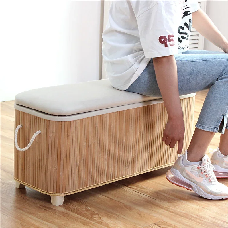 

Beautiful Shoe Cabinet Multifunctional Shoe Rack For Hallway Comfort Cushion Storage Cabinets Flip Lid Storage Hallway Bench