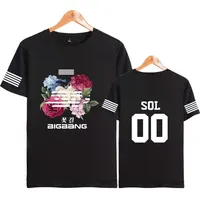 BIGBANG T Shirt Kpop G DRAGON T.O.P T Shirt Women Men Summer Short Sleeve Tee Korean Popular Fashion Gdragon Clothes For Fans 2