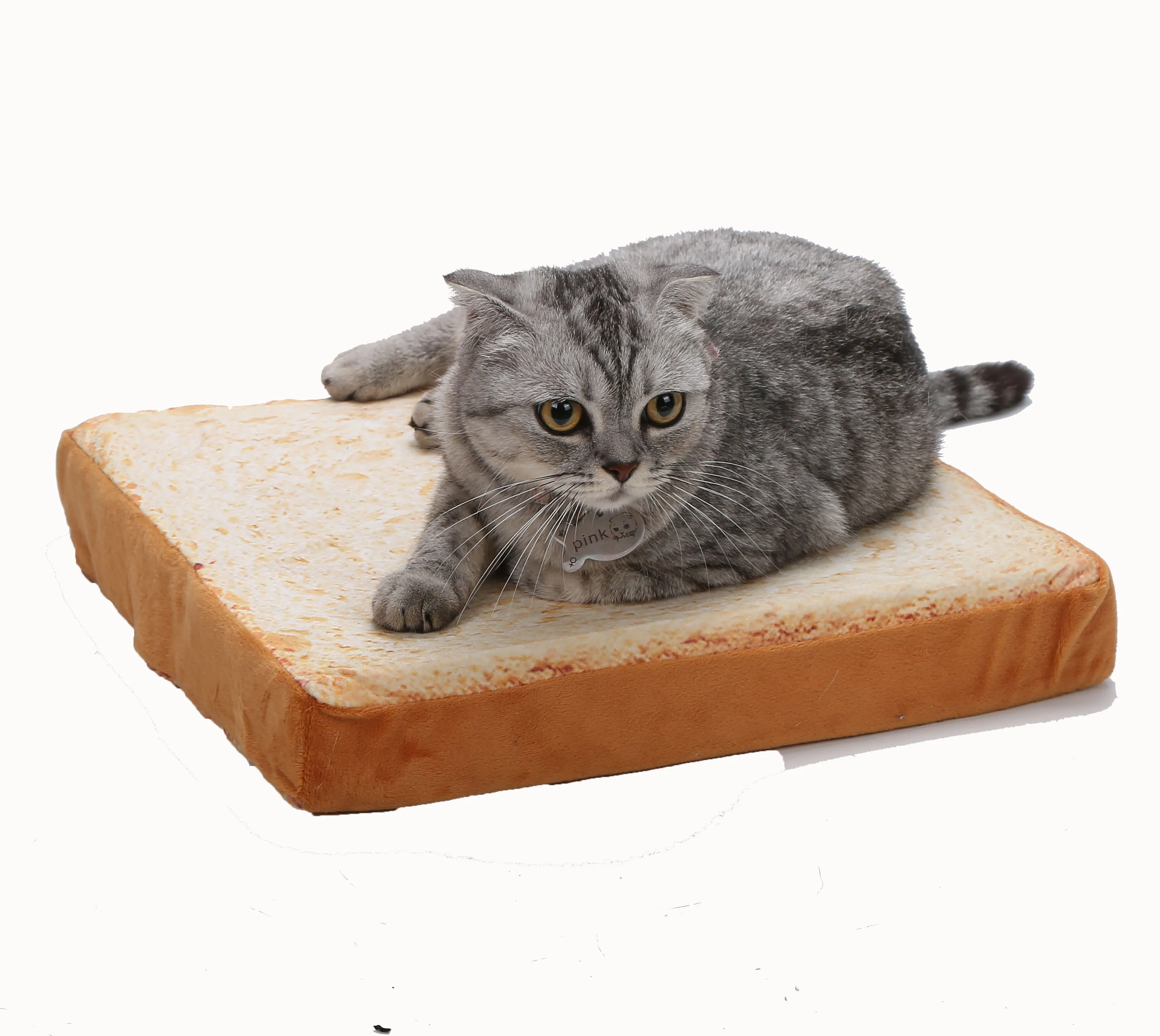 

Vealind Super Soft Bed for Pets Cat Nest for Small and Middle Cats Bread Shape Original Design