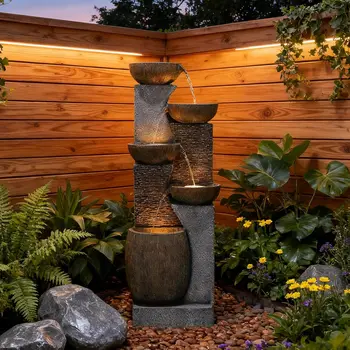Geometric Waterfall Fountain 4