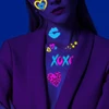 Fluorescent Sticker Luminous Temporary Tattoos Stickers UV Glow Fluorescent Bull Tattoo Waterproof For Body Art Decals 3