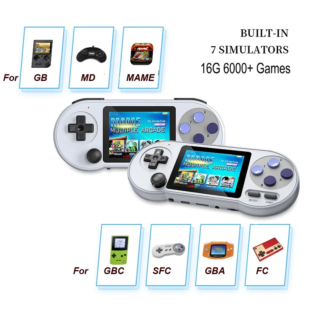 Mini Portable Handheld Game Console 3 inch Retro Game Consoles SF2000