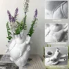 Vase Container Simulation Anatomical Heart-shaped  Dried Flower Pot Art Vase Human Statue Desktop Home Decoration Ornaments 2