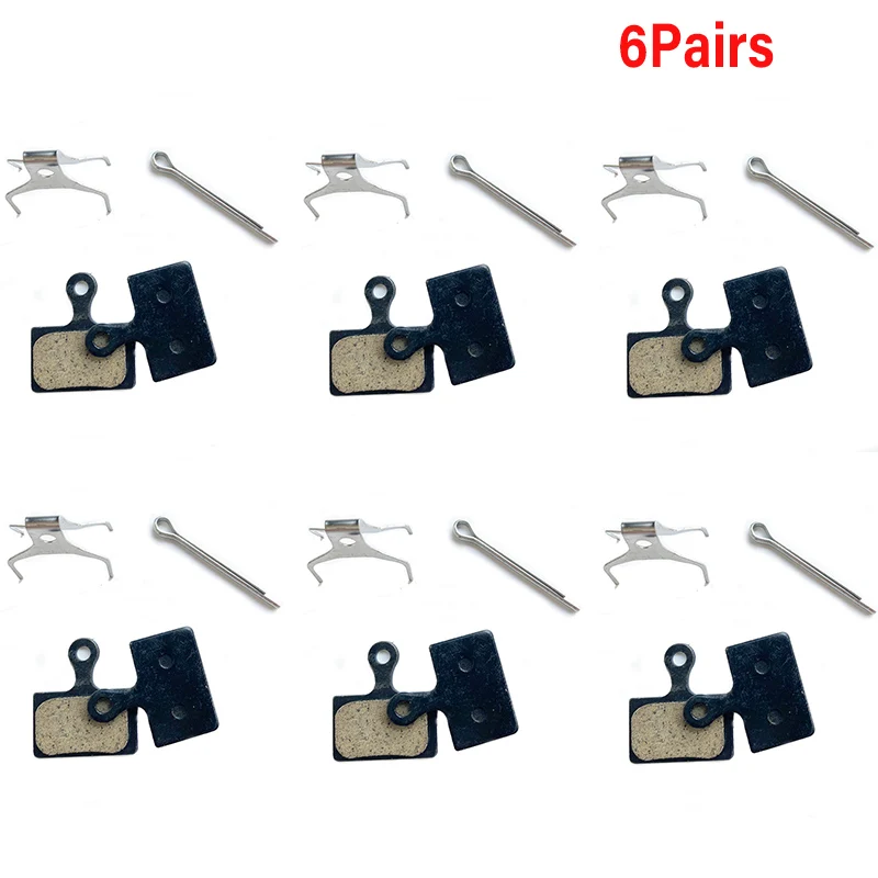 6Pairs Brake Disc Road Bike Brake Pads for Shimano XTRM9100,Dura Ace R9170, GRX RX400, BR RS305