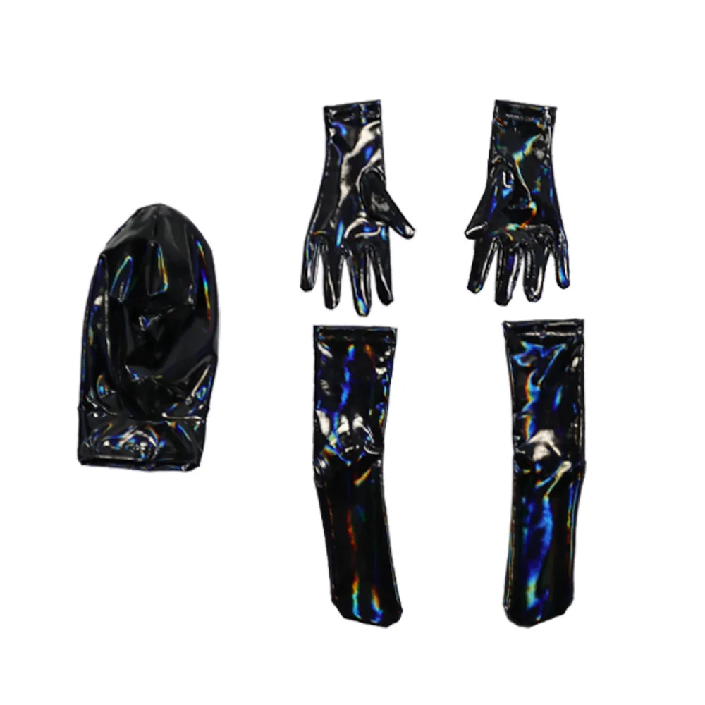Sexy Men Colorful Faux Latex PU Bodysuit Cosplay Wetlook Maid Tights Zentai Full Body Cover Bodysuit Night Club Outfits Leotard cosplay costume adult unitard