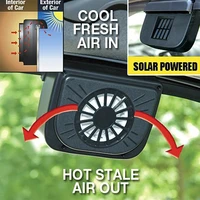 Ventilateur à énergie solaire automatique, refroidisseur de pare-brise de fenêtre Portable, économie d'énergie, ventilateur de refroidissement d'échappement d'air propre, ventilateur de fenêtre Acc 4