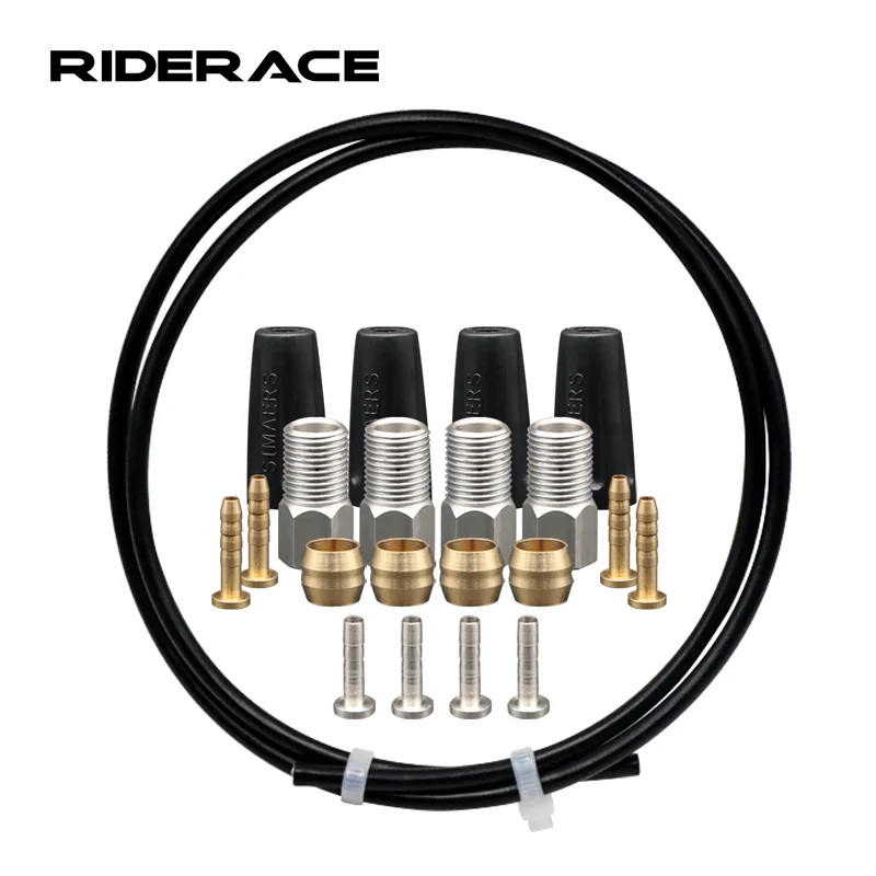 Bike Hydraulic Disc Brake Oil Tube 2.5m Connector Insert Kit