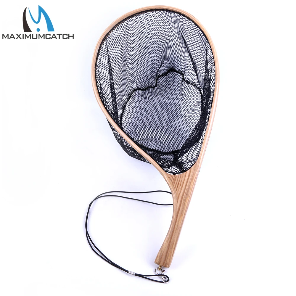 Maximumcatch Trout Fly Fishing Landing Net Monofilament Clear