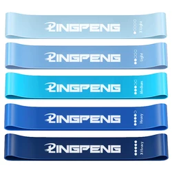 Enhanced Resistance Loop Exercise Bands for Home Fitness and Strength Training (5Pcs Resistance blue)