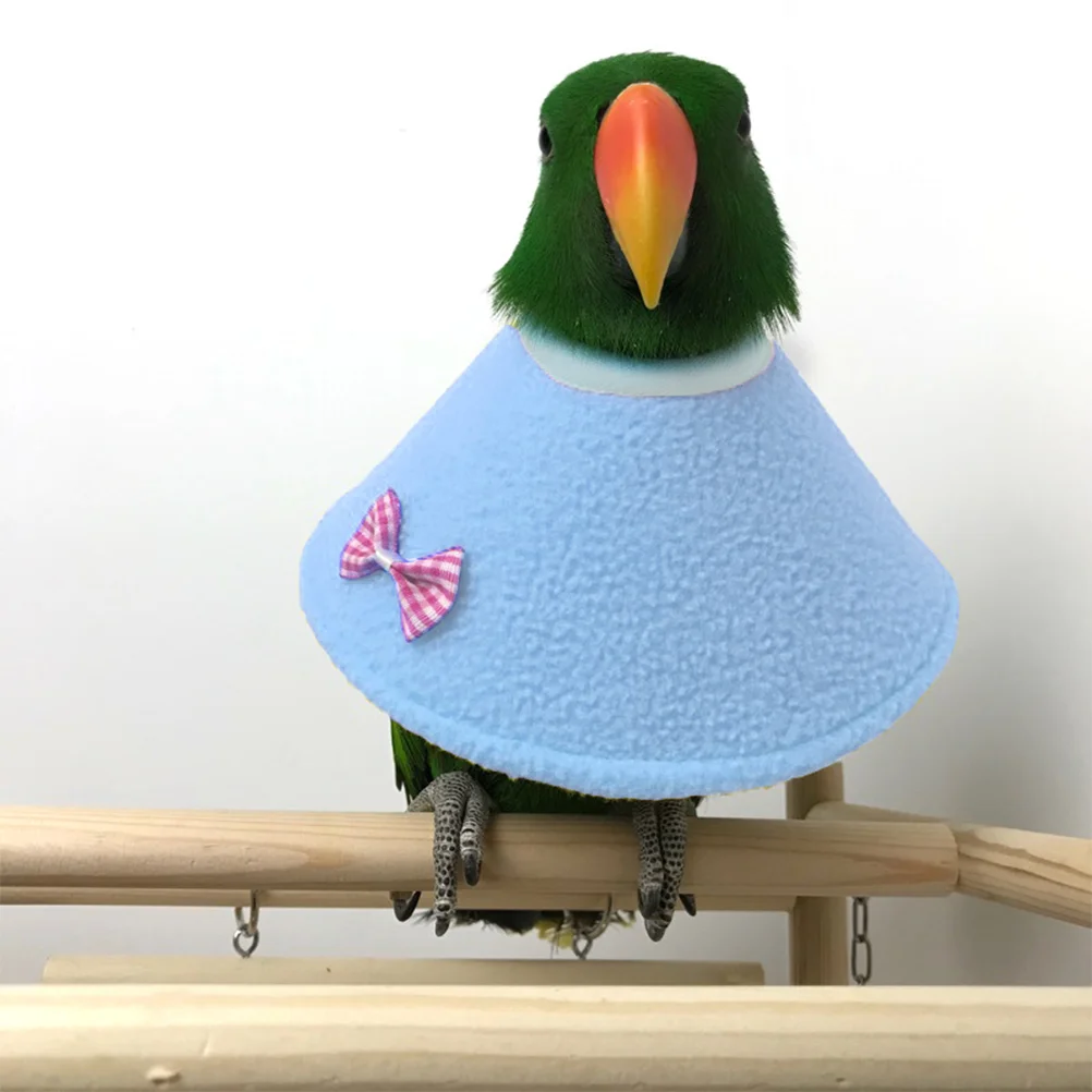 2pcs Adjustable Pet Recovery Collar Anti Licking Bite Proof Neck Guard For Parrot Elizabethan Collar Bird Supplies Pet Products