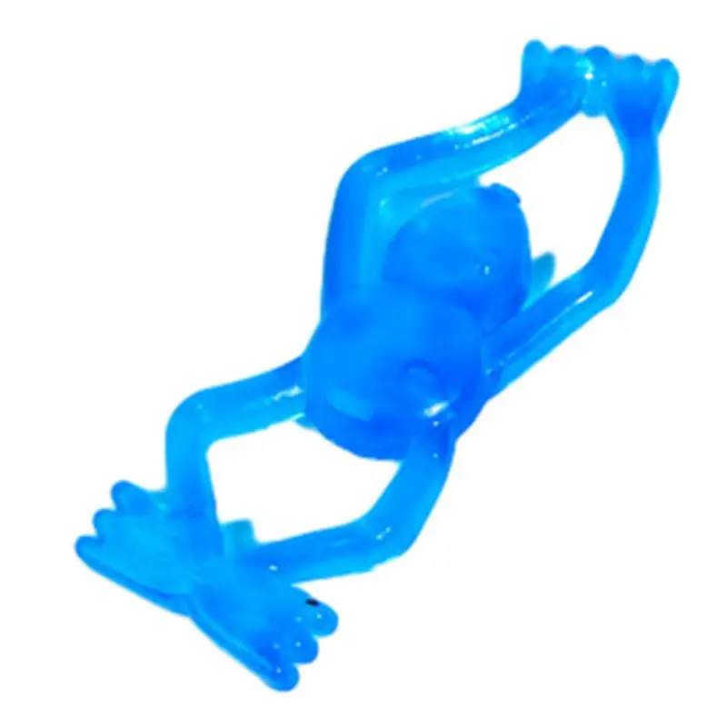 

Tiny Sticky Frogs 10pcs Flick Rubber Animals Vintage Lovely Tiny Sticky Stretchable Slingshot Frogs For Classroom Exchange