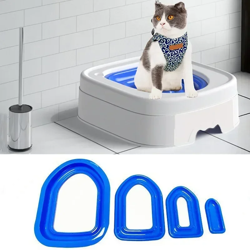 

Cat The Learn Cats With Training Toilet Litter Reusable To Base Use Trainer Plastic Box