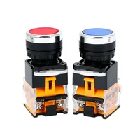 One Piece Push Switch Sensor Emergency Stop Switch Button LA38/203 209B Caliber 22MM Automatic Locking Automatic Reset Industry 1
