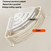 No Drill Bathroom 2-Layer Shelf Metal Rack Shampoo Holder Corner Shelf Toilet Shelf Without Drilling Bathroom Accessories For WC 5