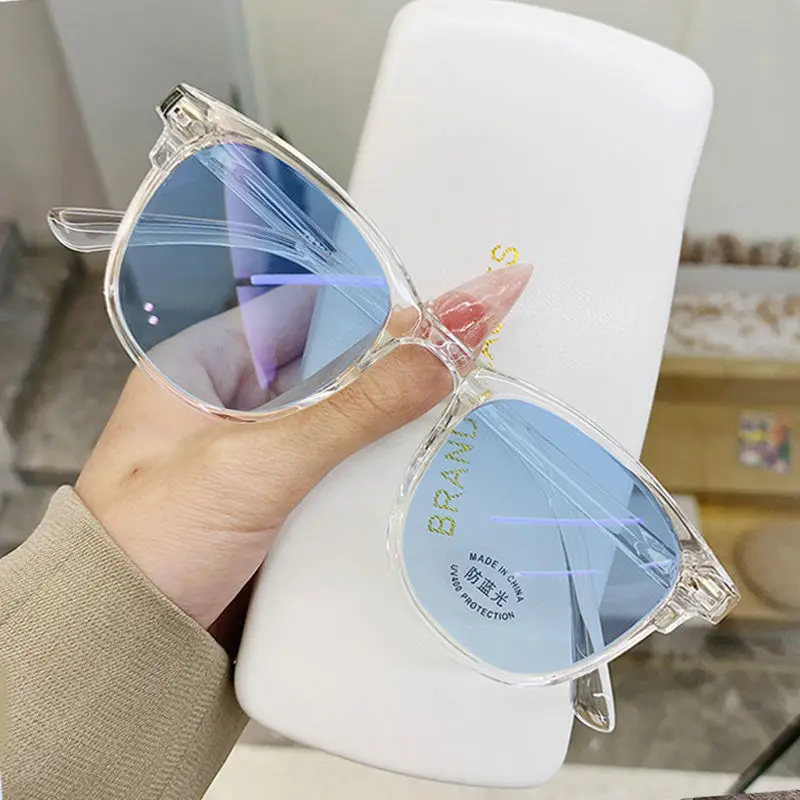 

WOMEN Myopia Color-changing Glasses Korean Version of Anti-blue Light Glasses Protect Students From Radiation Blue Light Glasses