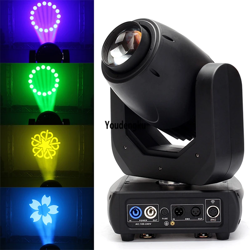 4 pieces Stage dmx moving heads led 150W LED Beam Moving Head Spot Light DMX Gob