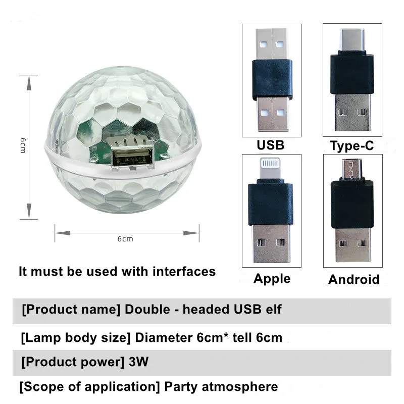 Рисунок 5 - Мини-USB RGB светодиодный автомобильный