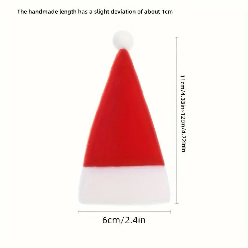 Christmas decorations Christmas hats non-woven hats knife and fork covers wine bottle decorations