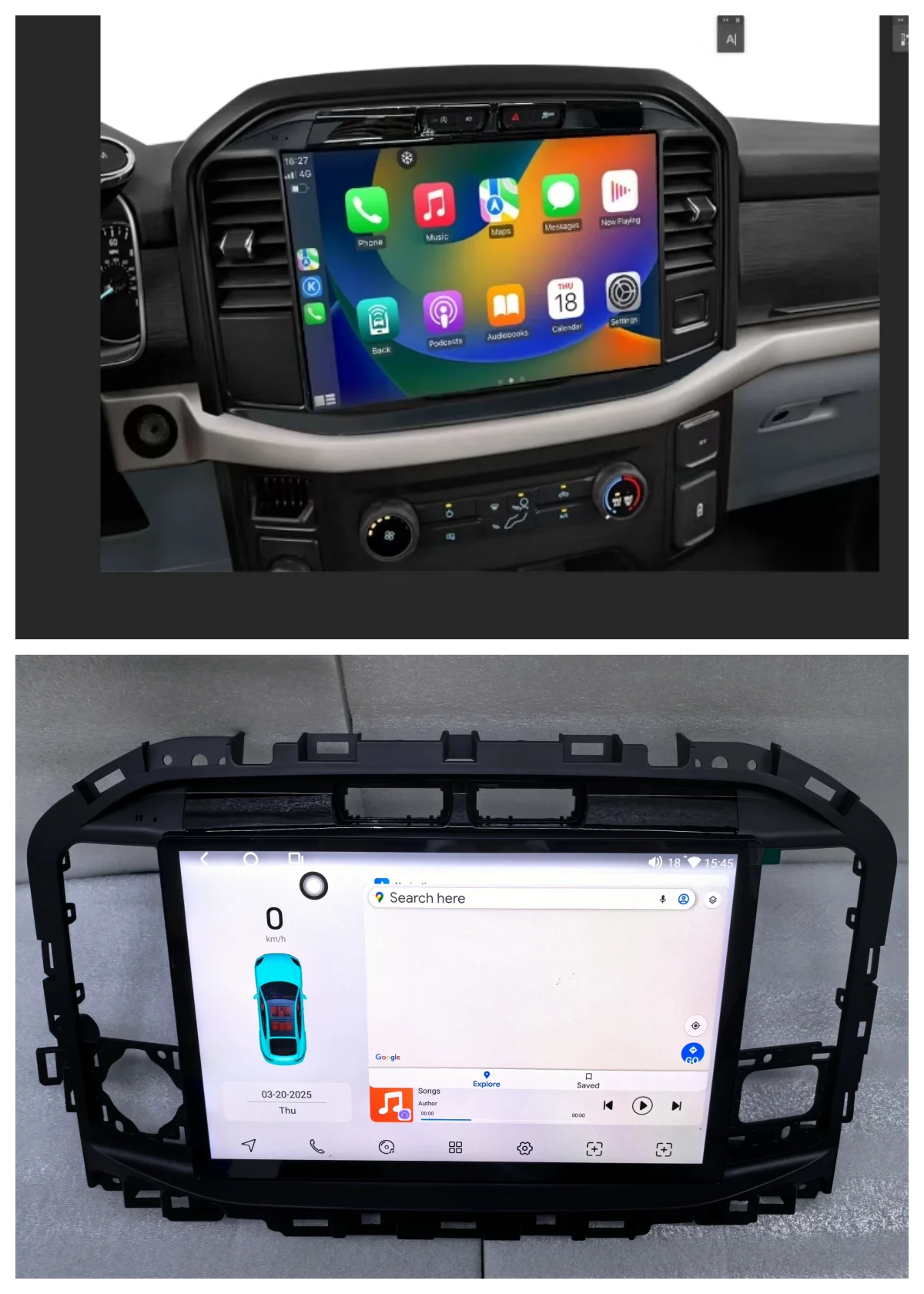13.3 inch Screen For Ford Raptor F150 F250 F350 2022 2023 2024 Carplay ...