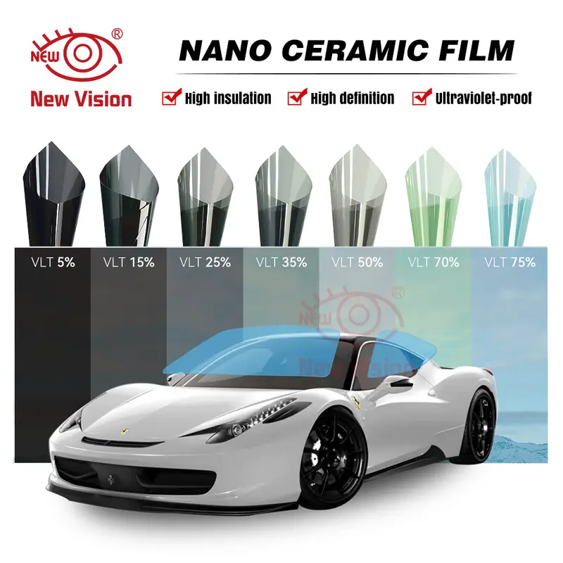 50cmX300cm IR100% Nano Ceramic Film Super Quality High Heat Resistant Car Glass Solar Tint Window Films Protective - Image 5