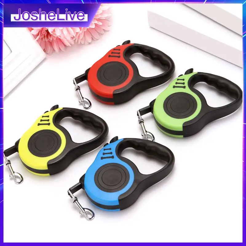 Guinzaglio Per Cani 5M Guinzaglio Durevole Automatico Retrattile Nylon Cat Lead Extension Puppy Walking Running Lead Roulette Per Cane
