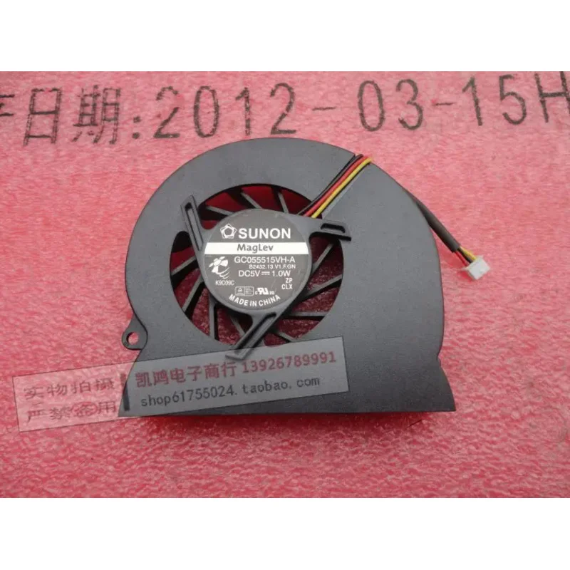 

CPU COOLING FAN for ACER Ferrari 1000 1002 1003 1004 1005 series SUNON GC055515VH-A B2432.13.V1.F.GN 5V 1.0W
