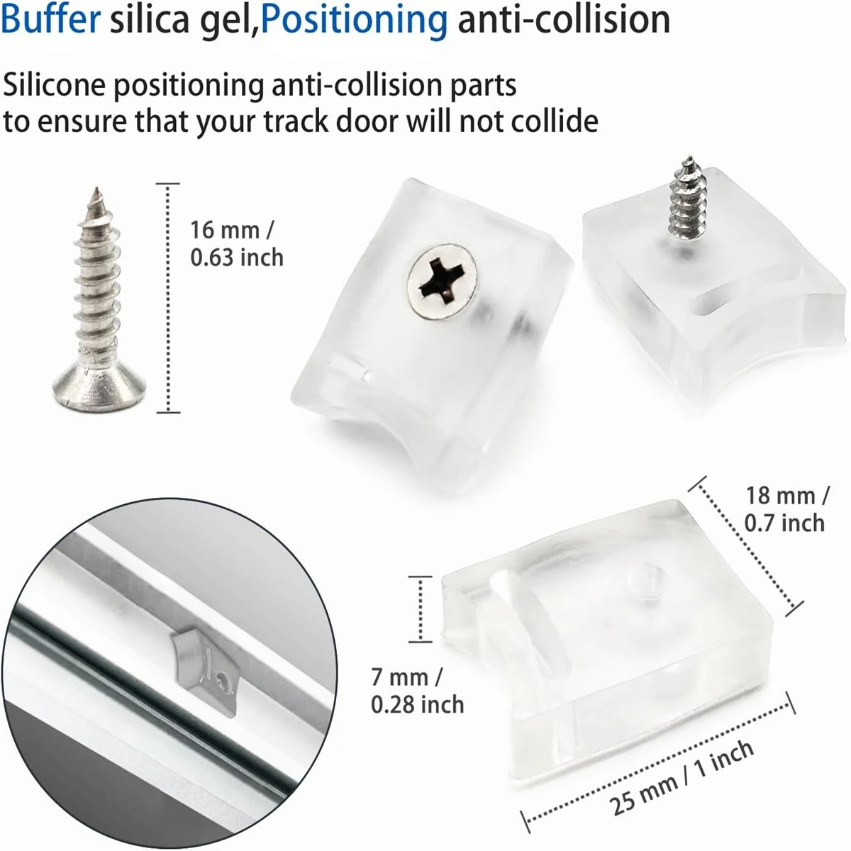 8 Pcs 19/20/23/24/25/26/27/28/29mm Shower Door Wheel Shower Enclosure Runners Rollers Cubicle Wheels