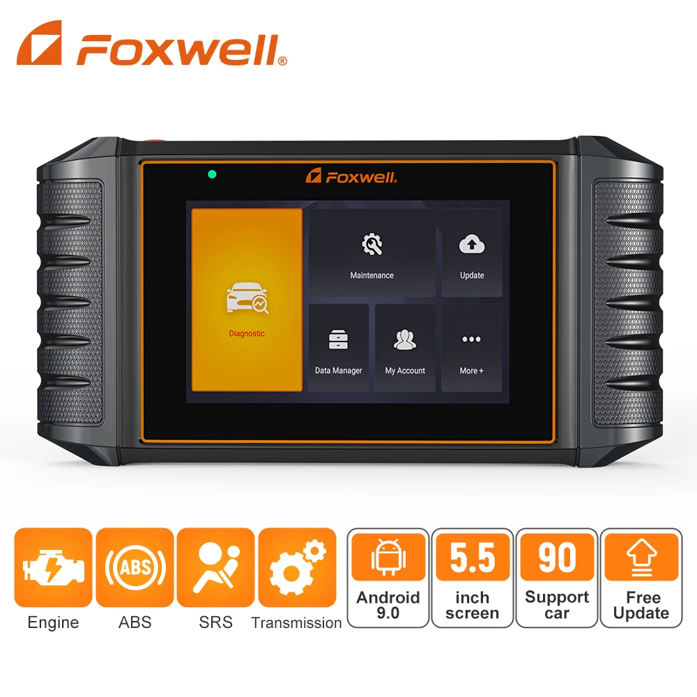 Foxwell NT706 OBD2 Scanner for ABS SRS Transmission Engine Multi System Code Reader OBDII Car Diagnostic Tool WiFi Free Lifetime image_0