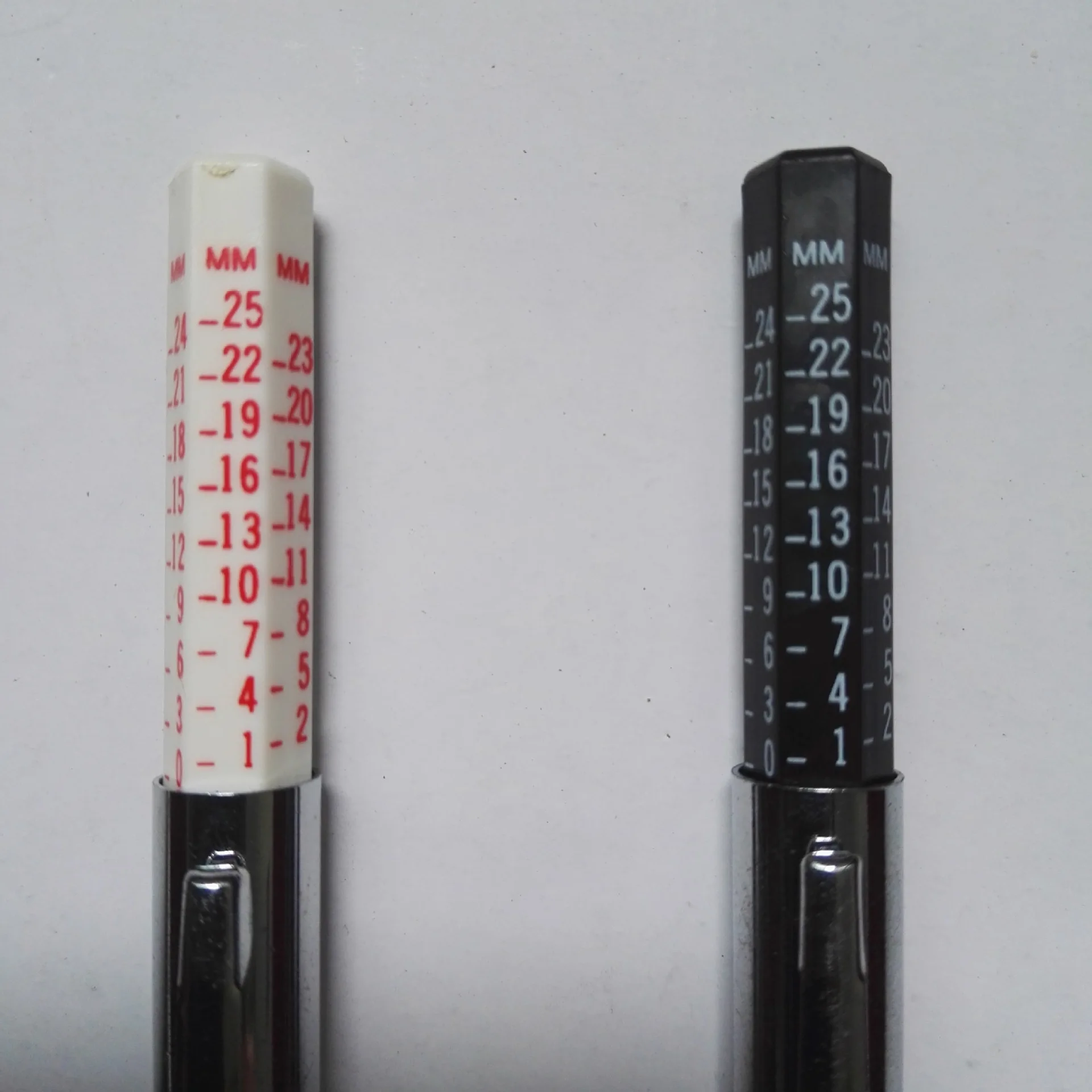 In Stock Direct Selling Tire Thread Rule 0-25mm 0-32nds Color a Scale