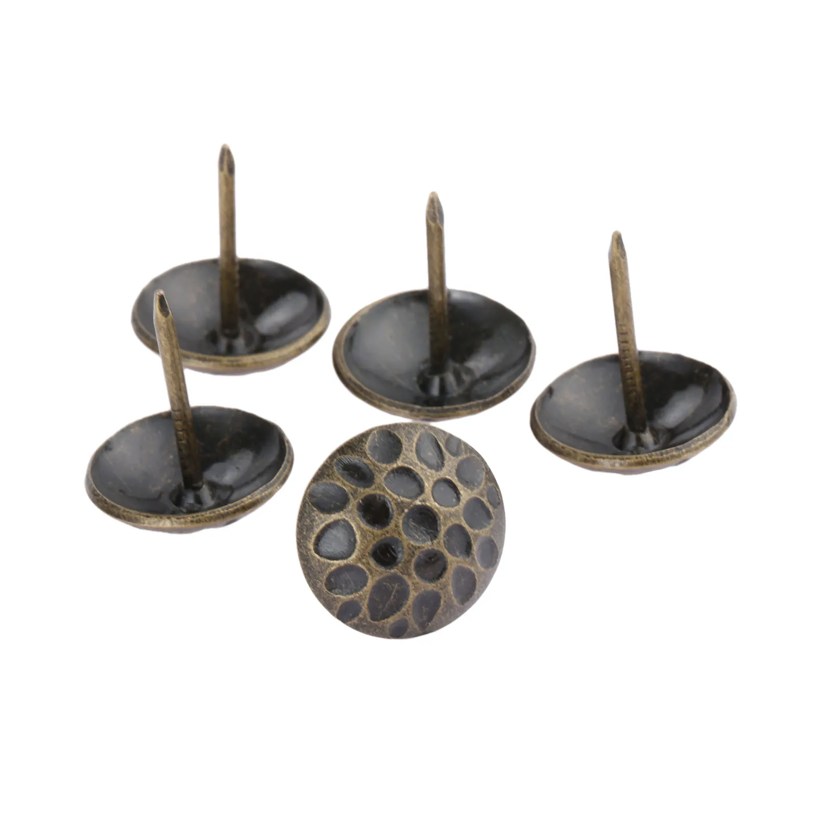 10pcs 19*20mm Upholstery Nails Wooden Box Gift Case Furniture Sofa Decorative Tacks Pushpins Hardware Decor