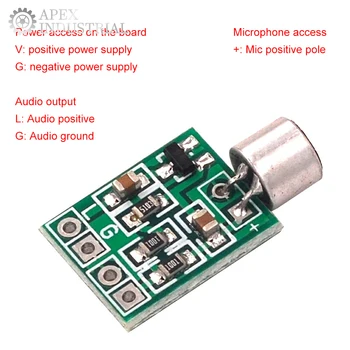 Modulo microfono audio Mini amplificatore microfonico elettrete Circuito modulo pickup microfono per progetti Arduino all'ingrosso